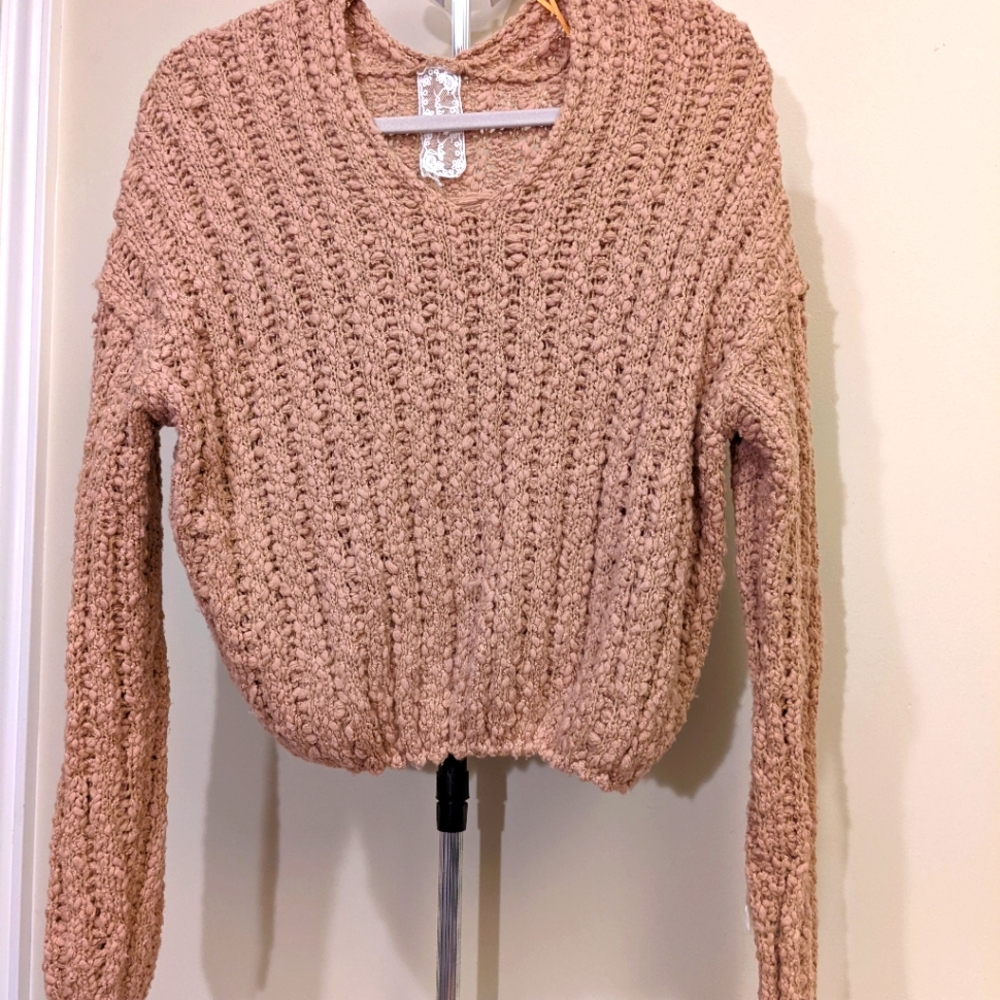Sadie & Sage, Cropped Knit Sweater, XS